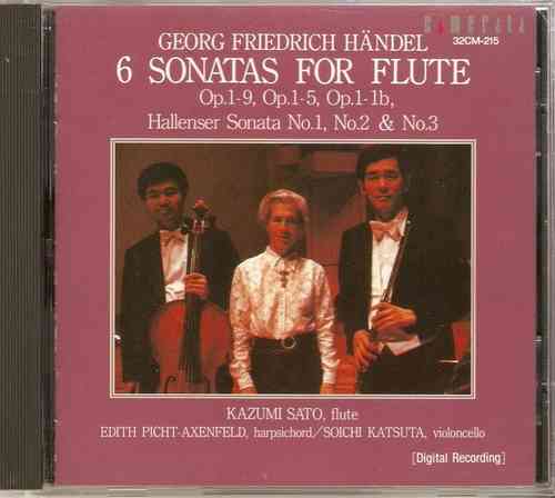 Haendel - 6 Sonatas for Flute (Sato)
