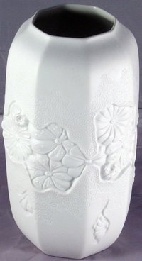 Fossilien-Vase Bisquit-Porzellan