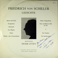 Friedrich von Schiller - Gedichte (Peter Otten) (Autograph)